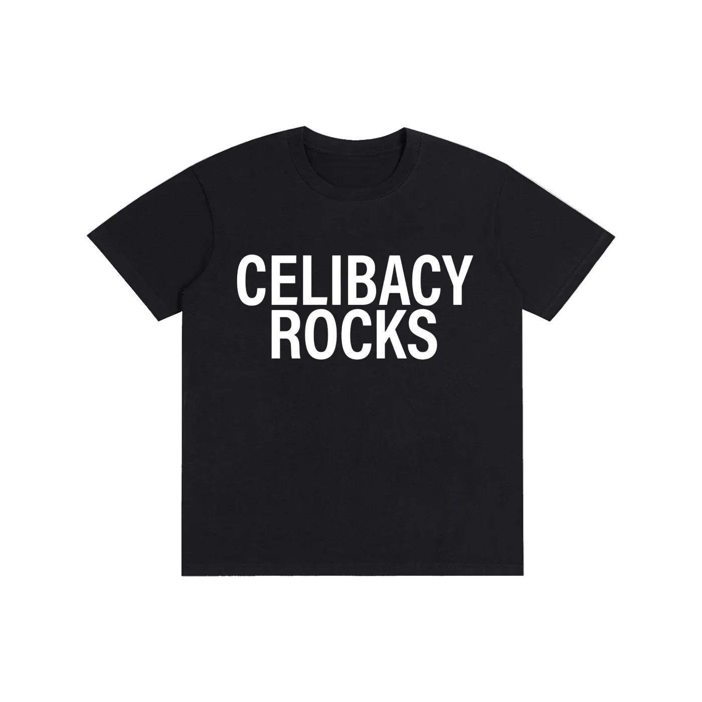 Celibacy Rocks T-Shirt – Funny Sarcastic Graphic Tee | Novelty Gift for Singles